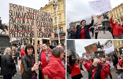 VIDEO Prosvjed odgojitelja u Zagrebu: 'Nedostaje nas 5000, desetljećima smo zanemarivani'