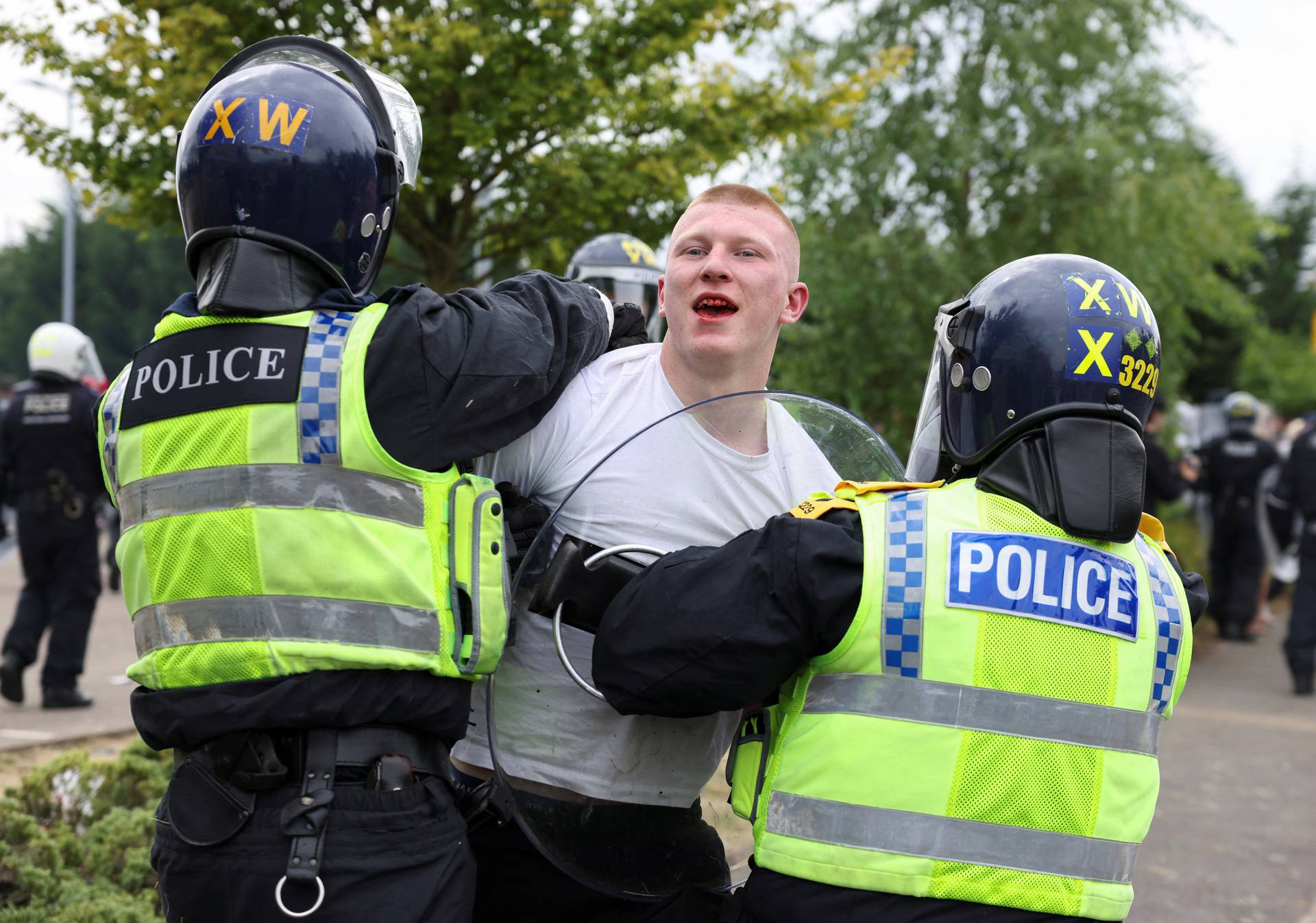 Anti-immigration protests continue to take place around the UK