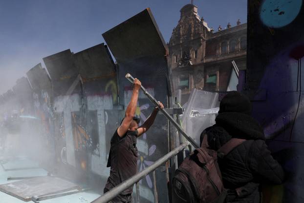 Protest against insecurity and corruption in country, in Mexico City