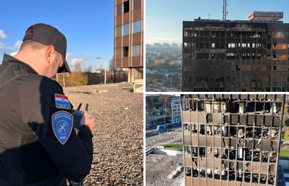 FOTO Ipak uspjeli dronovima snimiti unutrašnjost Vjesnika