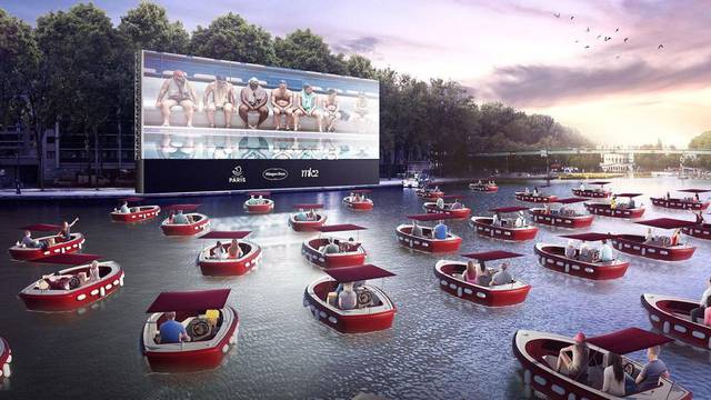 Novi hit: Plutajuće kino s čamcima na vodi dolazi u Pariz!