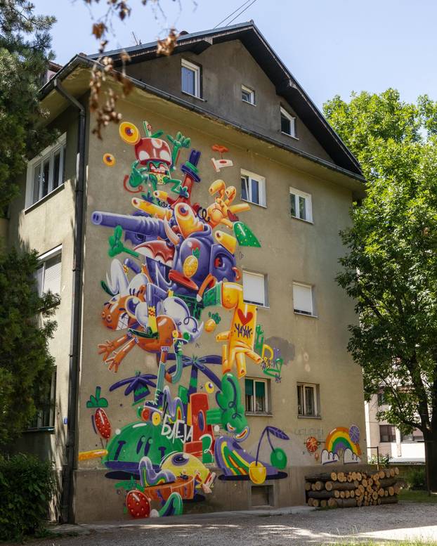 FOTO Grad pretvoren u galeriju: Pogledajte predivne murale na kućama i zgradama u Čačku