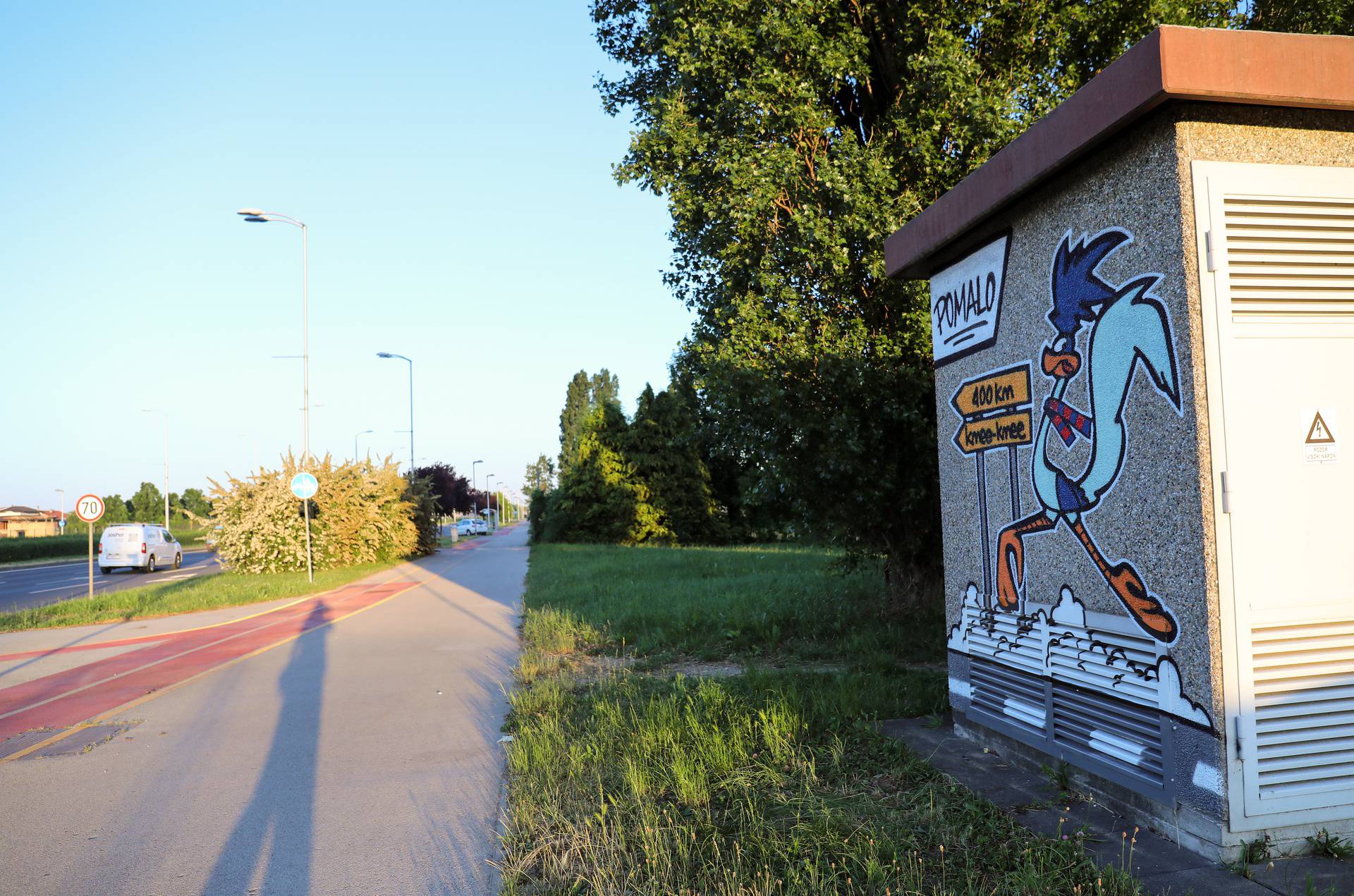 Zagreb: Navijači Dinama muralom Ptice trkačice provociraju navijače Hajduka