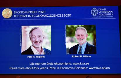 Milgrom i Wilson dobitnici su Nobelove nagrade za ekonomiju