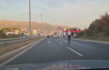 VIDEO Na brzoj cesti u Splitu vozio romobil 70 km na sat