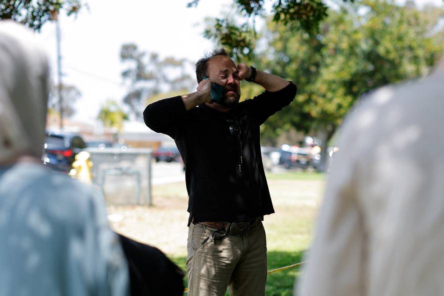 Scene of a reported active shooter situation at the Islamic Center in San Diego