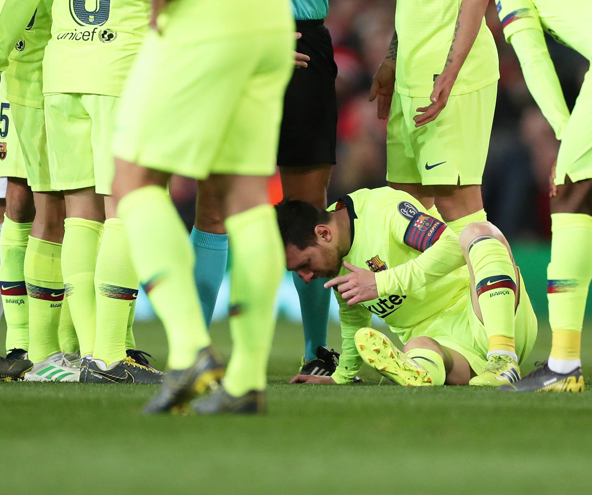 Champions League Quarter Final First Leg - Manchester United v FC Barcelona