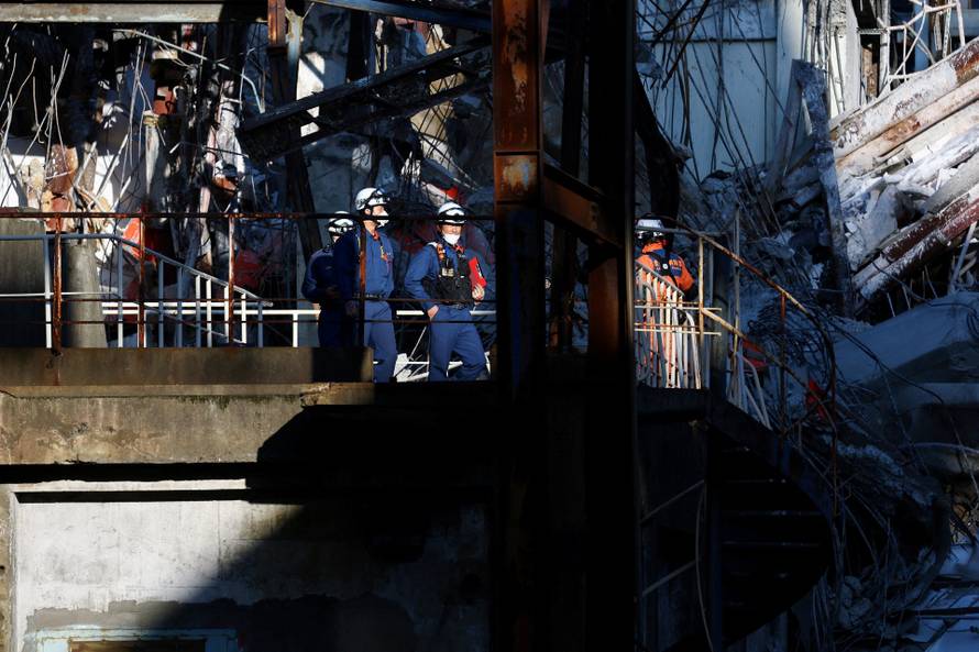 Aftermath of earthquake in Yatsushiro