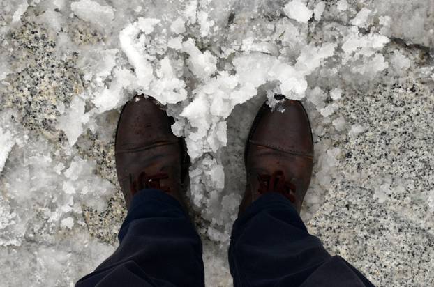 Prava zimska idila na ulicama Slavonskog Broda