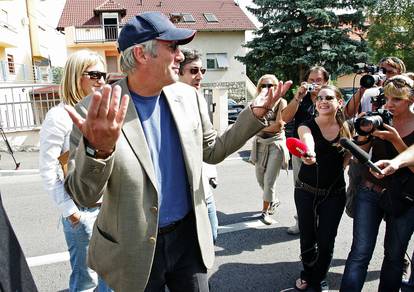 ARHIVA - Zagreb: Richard Gere na snimanju filma "Praznici u Bosni"