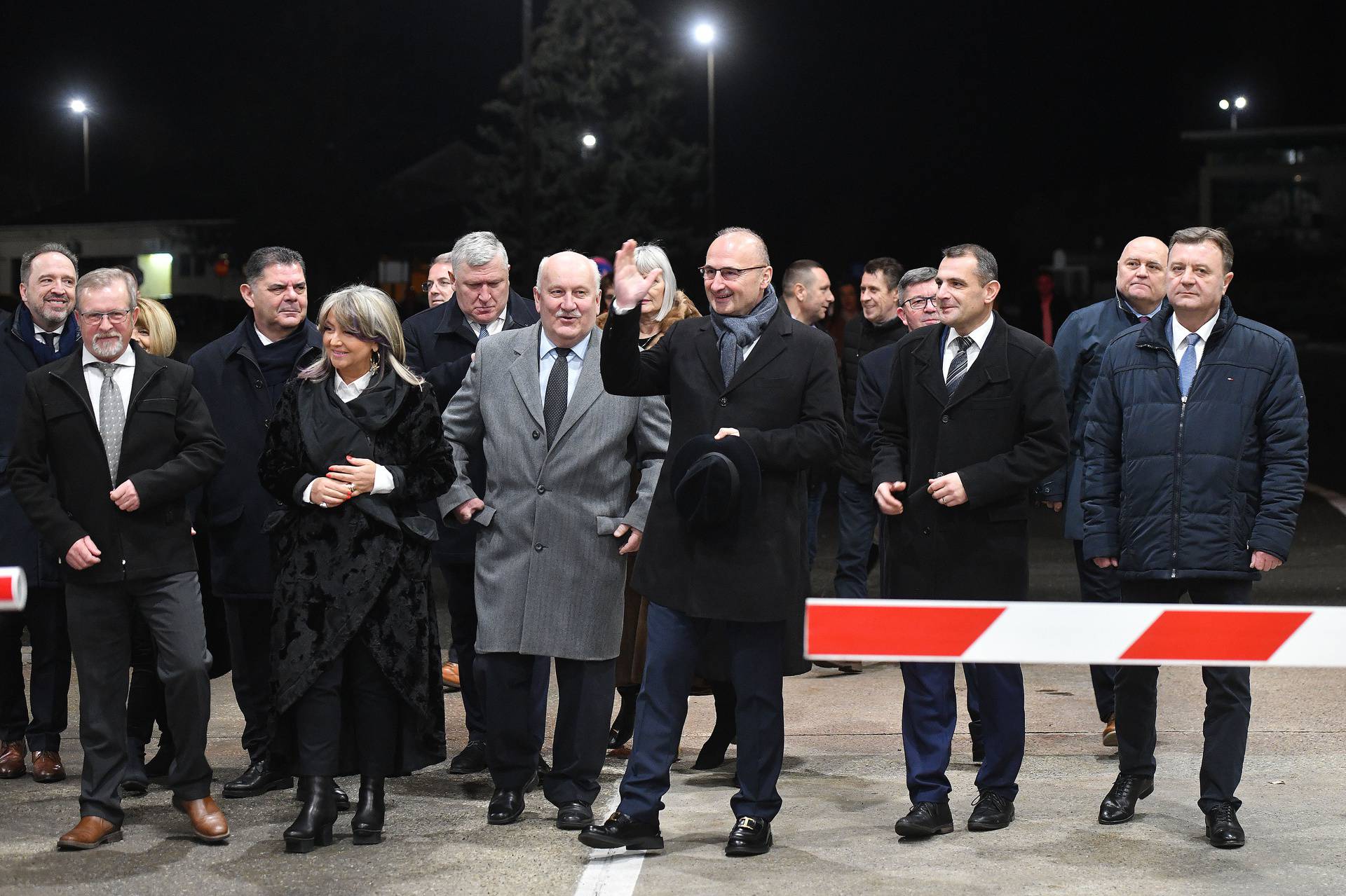 Proslava ulaska Republike Hrvatske u schengenski prostor na graničnom prijelazu Goričan-Letye 