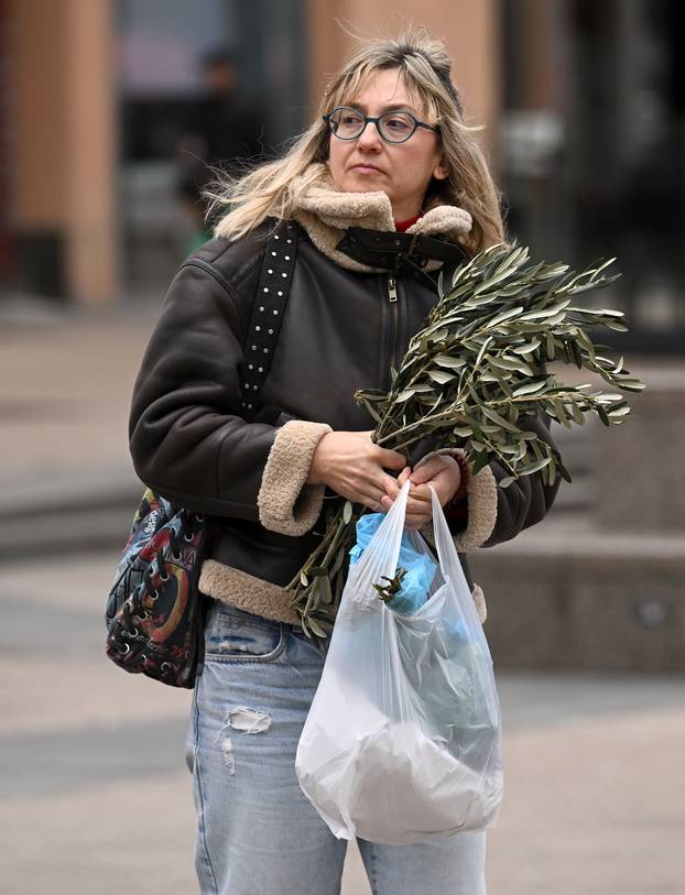 Zagreb: Prodaja maslinovih grančica uoči Cvjetnice