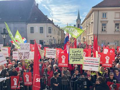 FOTO Plenki, vrime je... Radost stiže nakon izbora: Pogledajte poruke ljevice s Markova trga