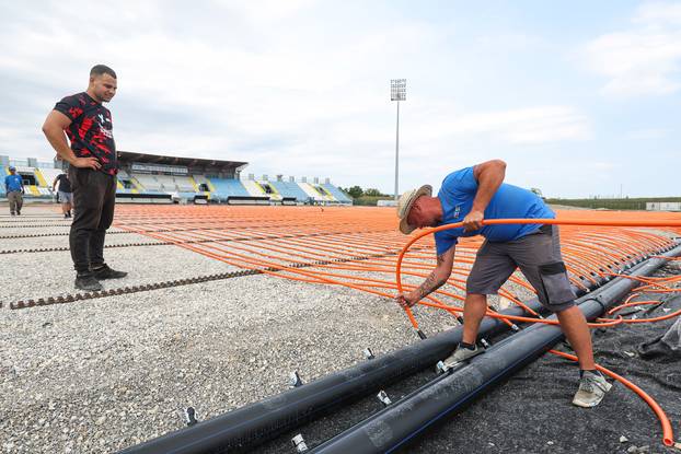 Radovi na Gradskom stadionu u Velikoj Gorici