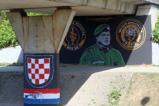 Karlovac: Mural mu napravili ispod mosta na kojem je ubio zarobljene rezerviste JNA