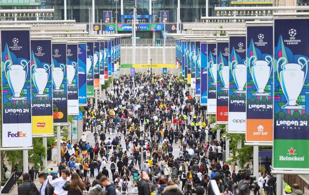 Atmosfera u Londonu uoči finala UEFA Lige prvaka između Real Madrida i Borussie Dortmund
