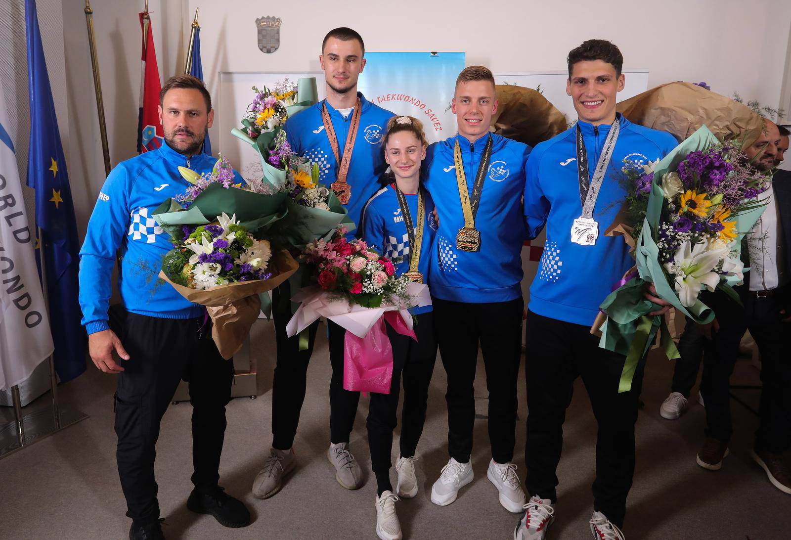 Zagreb: Teakwondo reprezentacija se vratila sa Svjetskog prvenstva s ukupno šest medalja