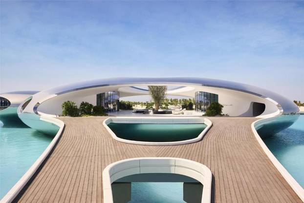 FOTO Shebara Resort je dragulj moderne arhitekture! Spavate u 'školjki' koja pluta na moru...