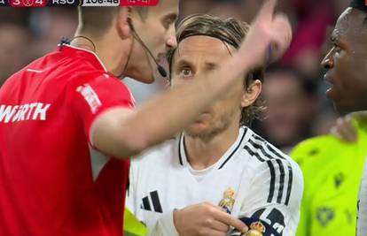Modrić u nevjerici gledao suca. Pokazao mu je gdje je došao...