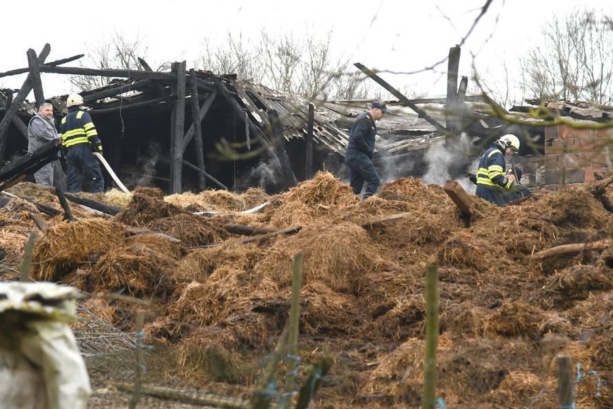 U požaru u Ivanovu Selu izgorio OPG