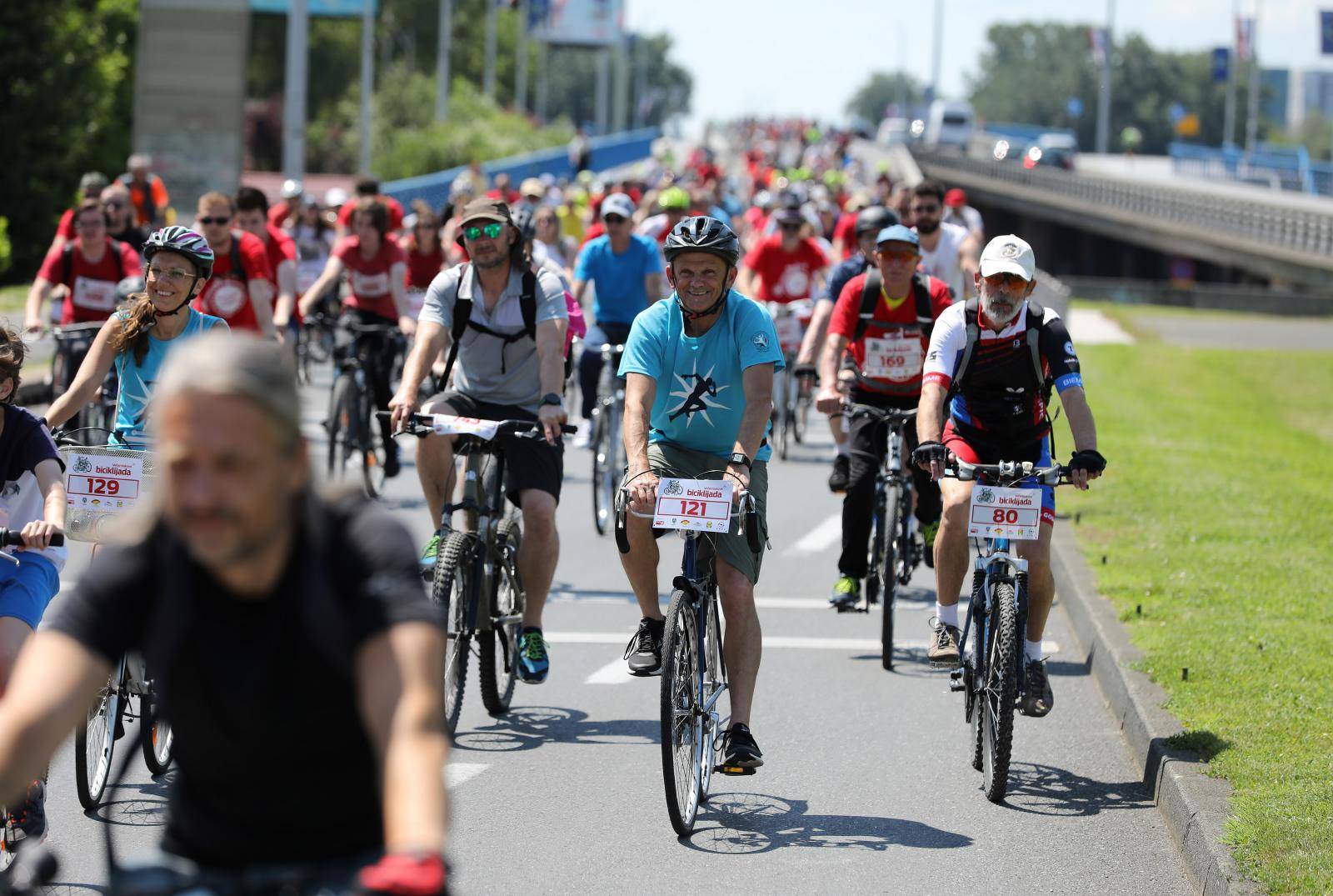 Završila je 39. Večernjakova biciklijada: Nakon pedaliranja započeo je tulum na Bundeku