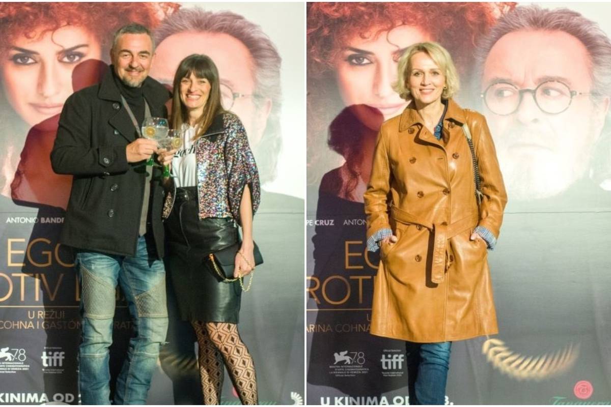 Španjolski filmski hit privukao brojna lica na premijeru: Sandi je došao sa suprugom Ilinom