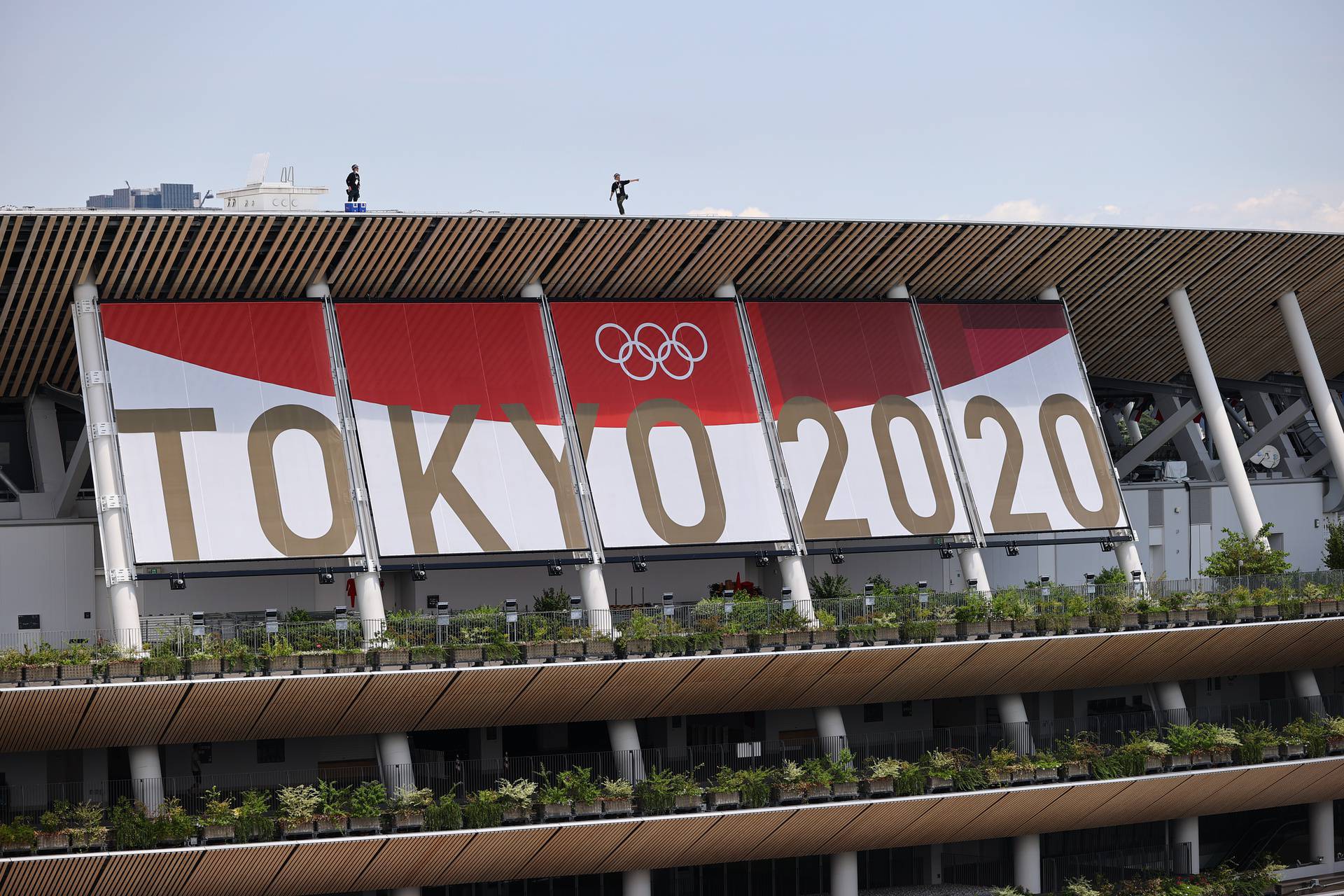 Tokyo 2020 Olympics - Arrival Ceremony for Tokyo 2020 Olympic Torch Relay