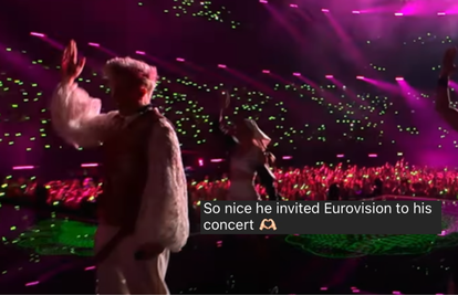 Pogledajte publiku dok Baby Lasagna pjeva: 'Pa on je pozvao Eurosong na svoj koncert!'