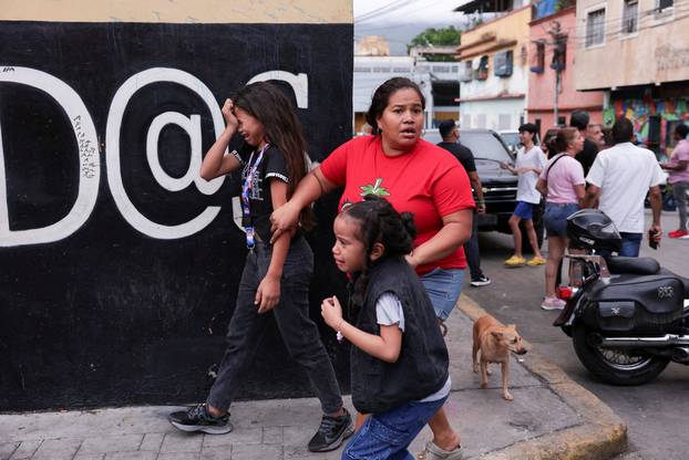 Aftermath of an earthquake in Caracas