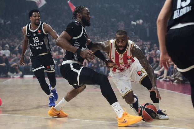 Beograd: Košarkašku utakmicu Crvena Zvezda - Partizan obilježili navijački neredi 
