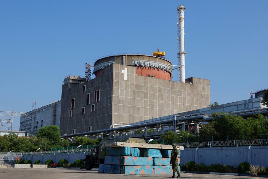 FILE PHOTO: IAEA expert mission visits Zaporizhzhia Nuclear Power Plant