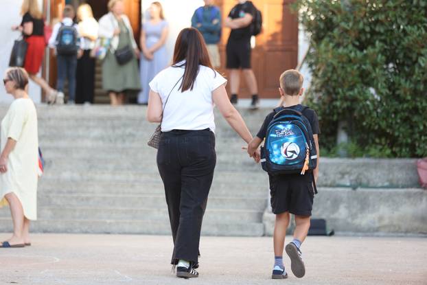 Rijeka: Prvi dan škole u Osnovnoj školi Nikola Tesla