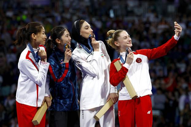 Taekwondo - Women -49kg Victory Ceremony