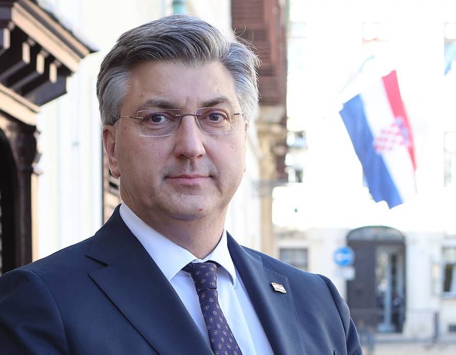 Zagreb: Premijer Andrej Plenković primio predsjedateljicu Predsjedništva BiH Željku Cvijanović