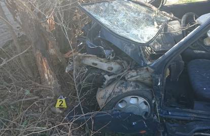 Vozač auta zabio se u stablo kod Pule, na mjestu preminuo