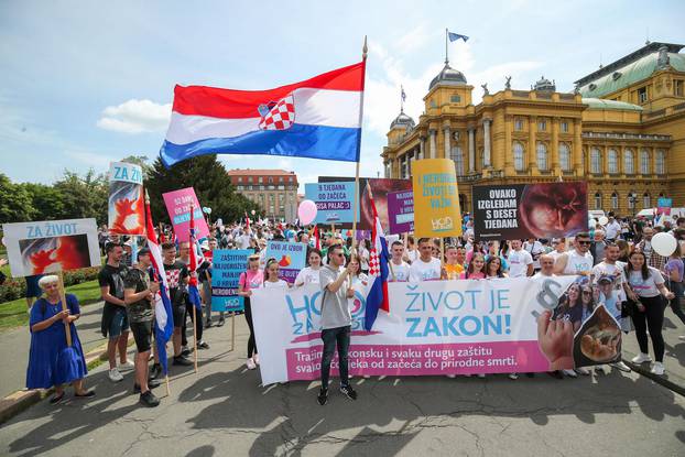 U Zagrebu održan Hod za život
