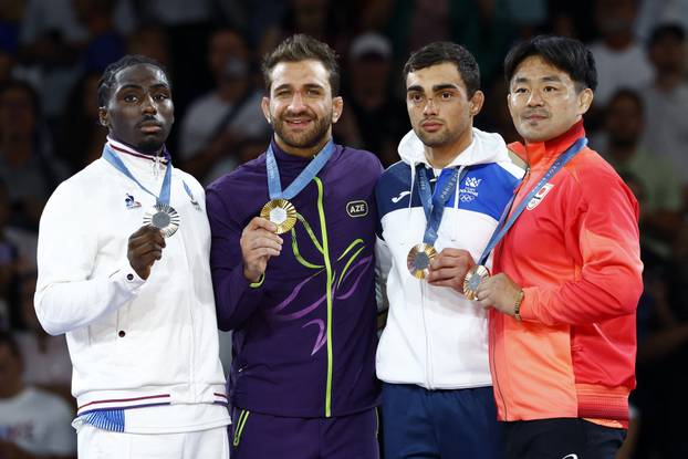 Judo - Men -73 kg Victory Ceremony