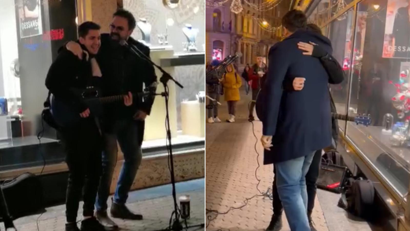 VIDEO Mladić je na ulici pjevao Grašinu pjesmu, a onda mu se i on pridružio: 'Bio je oduševljen'