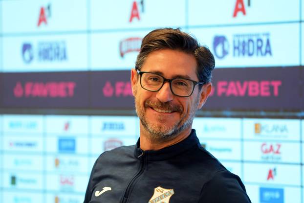 Rijeka: Konferencija trenera Victora Sancheza i igrača Tonija Fruka na Rujevici