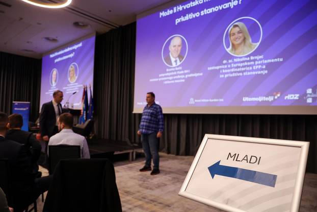 Tribina pod nazivom "Može li Hrvatska mladima osigurati priuštivo stanovanje?"