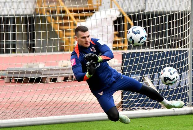 Split: Trening hrvatske nogometne reprezentacije na Poljudu