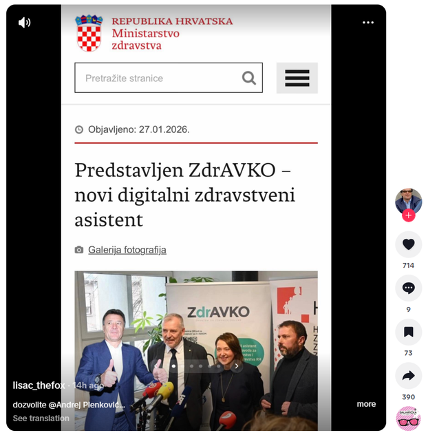 FOTO ZdrAVKO, jesi dobro? AI asistent riknuo, nižu se memovi