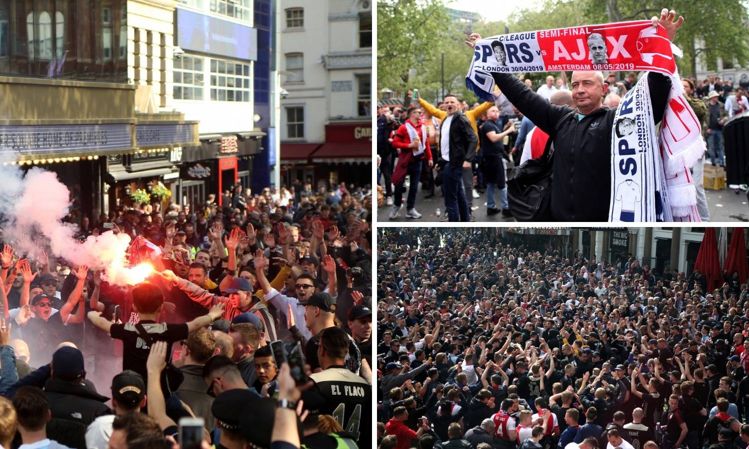 Invazija na London! Tisuće navijača Ajaxa pjeva na ulici