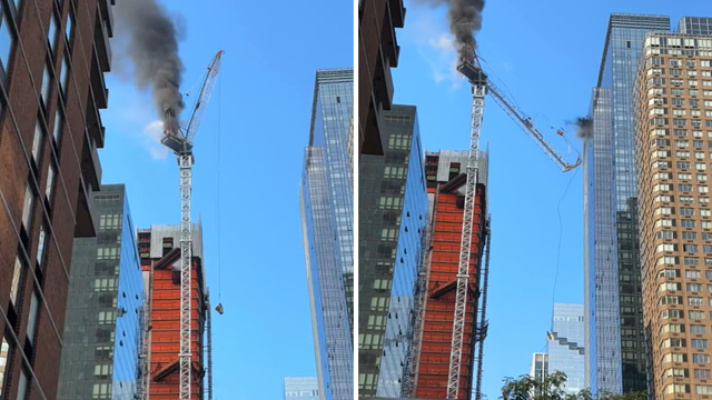 VIDEO Drama u New Yorku: Zapalio se kran, dio se odlomio, udario u obližnju zgradu i pao