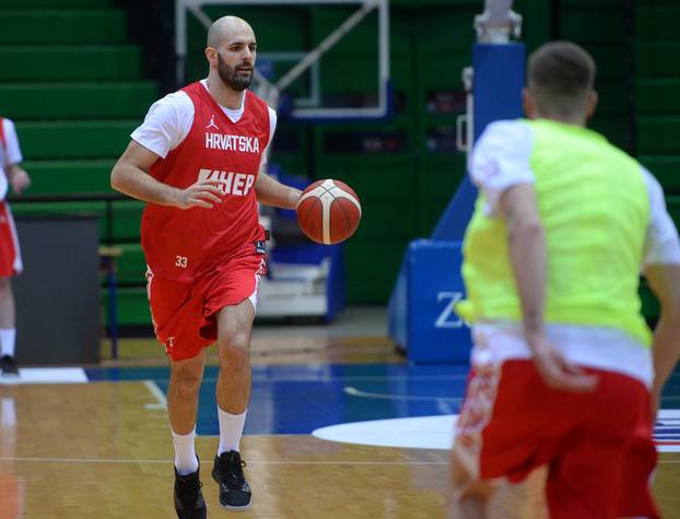Zagreb: Trening košarkaške reprezentacije uoči kvalifikacija za EuroBasket