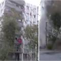 Jeziva snimka koja prikazuje jačinu potresa: Cijela zgrada pala kao da je od kartona!