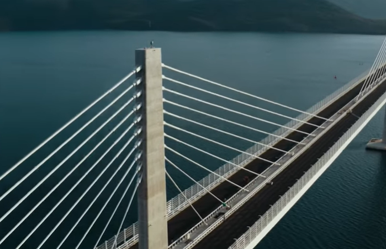 Novi video Pelješkog mosta: Za promet se otvara za par mjeseci