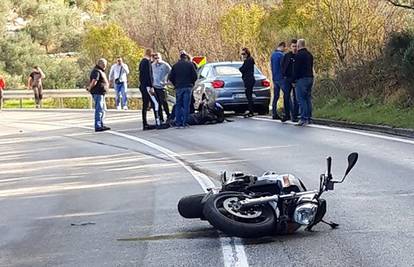 Nesreća kod Dubrovnika: Motor se sudario s teretnim vozilom