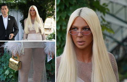 Jelena Karleuša na vjenčanje stigla u prozirnoj haljini, lijepu mladenku 'bacila' u drugi plan