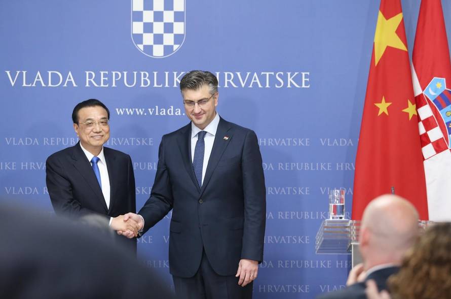 Zagreb: Izjave nakon sastanka Andreja PlenkoviÄa i kineskog premijera Li Keqianga